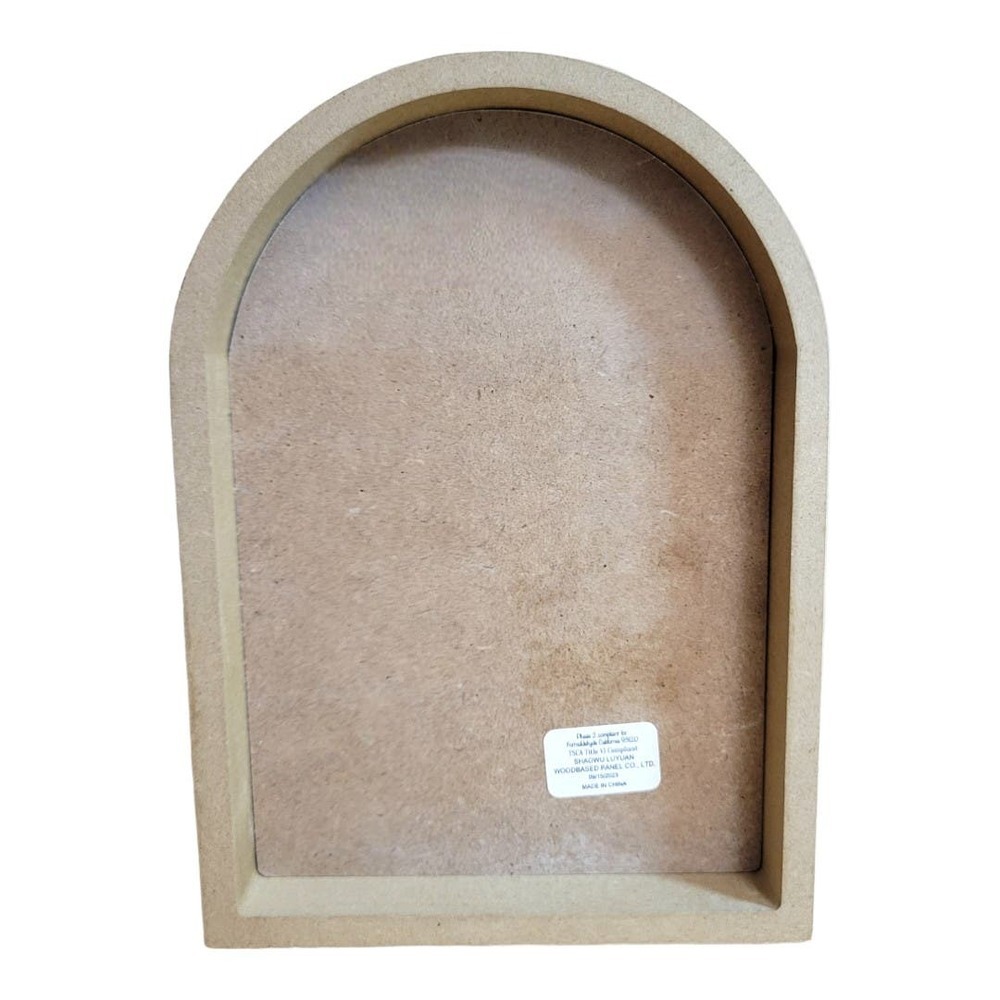 NEW "He is Risen" Blue Shadowbox Cross Wooden Home Decor (Size: 7" x 5" x 1.5") - Picture 7 of 7